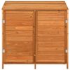 vidaXL Garden Shed Brown 102x52x112 cm Solid Wood Fir