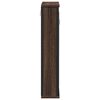 vidaXL Bathroom Mirror Cabinet Brown Oak 42x12x60 cm Engineered Wood
