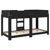 vidaXL Bunk Bed for Kids Black Oak 100 x 200 cm Engineered Wood