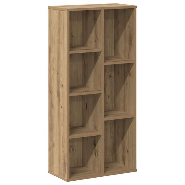 vidaXL Bookcase Artisian Oak 50x25x105 cm Engineered Wood