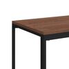 vidaXL Side Table with Wheels Black 40x30x63.5 cm Engineered Wood