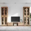 vidaXL TV Cabinet Set with Drawer FLORIN Artisan Oak Engineered Wood