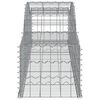 vidaXL Arched Gabion Baskets 2 pcs 300x50x40/60 cm Galvanised Iron