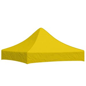 vidaXL Party Tent Roof 2x2 m Yellow 270 g/m&sup2;
