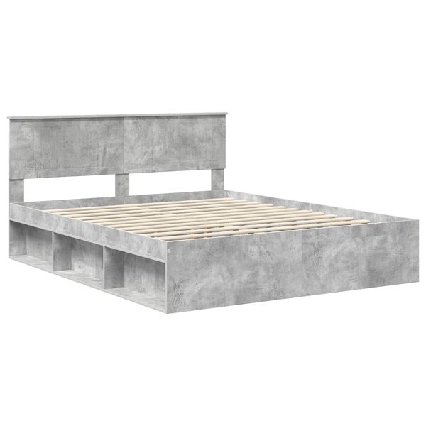 vidaXL Bed Frame with Headboard Concerte 160 x 200 cm Solid Pine Wood