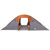 vidaXL Tunnel tent Grey and Orange 510 x 240 x 156 cm Taffeta