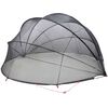 vidaXL Pool Dome Folding Manual Black 472 x 460 x 229 cm
