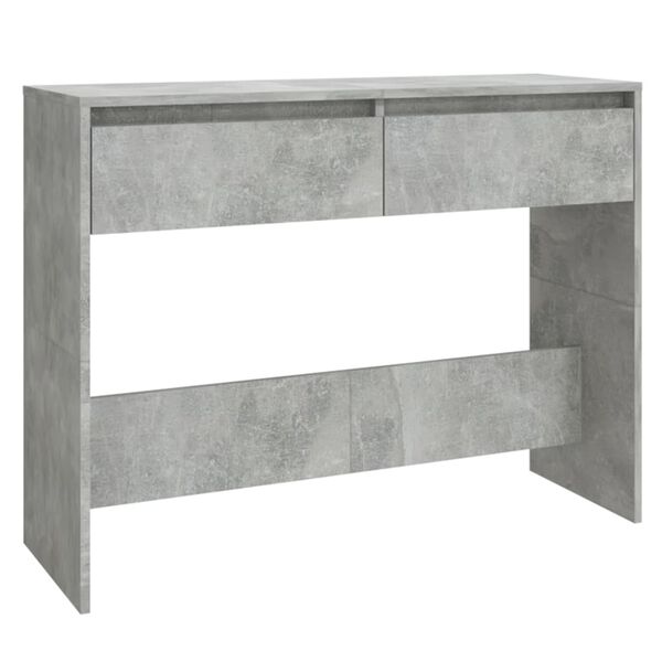 vidaXL Console Table Concrete Grey 100x35x76.5 cm Engineered Wood