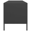 vidaXL TV Cabinet Black 135x39x43.5 cm Cold-rolled Steel