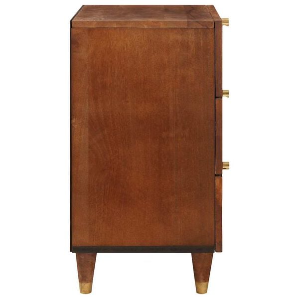 vidaXL Bedside Tables with Drawer 50 x 33 x 62 cm Solid Mango Wood