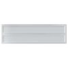 vidaXL Wall Shelves 2 pcs 100x30 cm Silver Stainless Steel