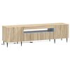 vidaXL LED TV Cabinet HAARLEM 153 x 35 x 43 cm Sonoma Oak