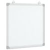 vidaXL Magnetic Whiteboard 40x40x1,7 cm Aluminium