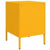 vidaXL Bedside Cabinet Mustard Yellow 36x39x50.5 cm Steel