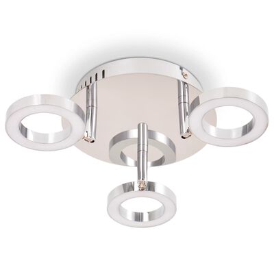 vidaXL LED Ceiling Lamp with 3 Lights Warm White