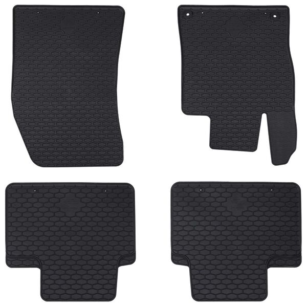 vidaXL Car Mat 4 pcs Black suitable for 308 SW 2021- Rubber