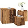 vidaXL Side Tables 3 pcs Old Wood Engineered Wood