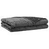 vidaXL Weighted Blanket Anthracite 220 x 260 cm 11 kg 100% Cotton 205T