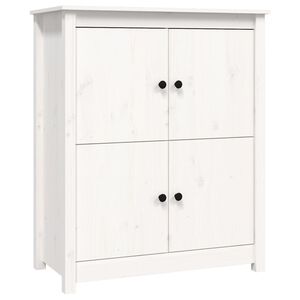 vidaXL Sideboard White 83x41.5x100 cm Solid Wood Pine