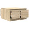 vidaXL Coffee Table with Drawers Sonoma Oak 70.5x70x40 cm