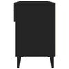 vidaXL Shoe Cabinet Black 102x35x55 cm Engineered Wood