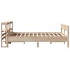 vidaXL Bed Frame without Mattress 140x200 cm Solid Wood Pine