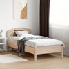 vidaXL Bed Frame without Mattress 90x190 cm Single Solid Wood Pine