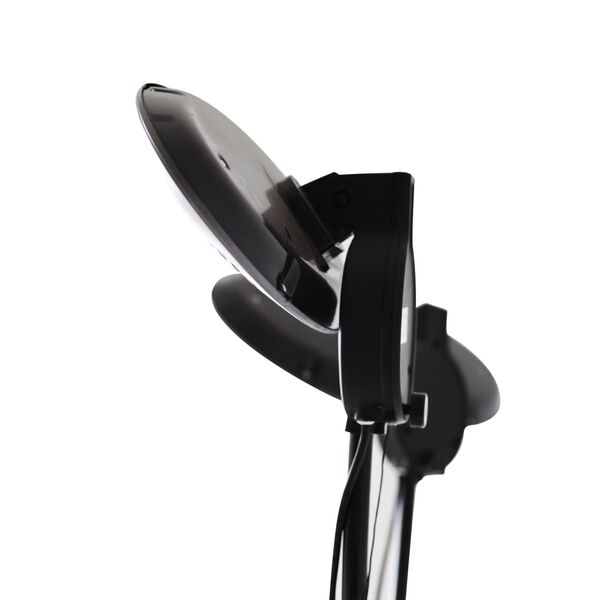 Free standing twin headed electric patio heater