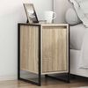 vidaXL Bedside Table Sonoma 39.5 x 30 x 50 cm Engineered Wood