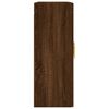 vidaXL Wall Mounted Cabinet Brown Oak 69.5x34x90 cm
