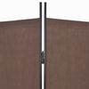 vidaXL 4-Panel Room Divider Brown 160x180 cm