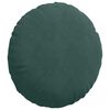 vidaXL Seat Cushions 2 pcs Dark Green Ø80 x 29 cm Velvet