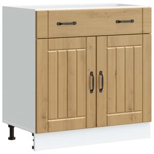 vidaXL Kitchen Base Cabinet "Lucca" Artisan Oak Engineered Wood