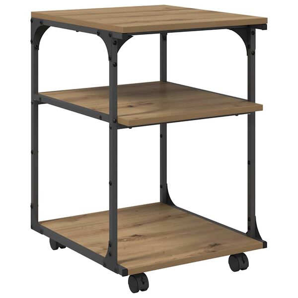 vidaXL Printer Stand Artisan Oak 43 x 48 x 64 cm Engineered Wood