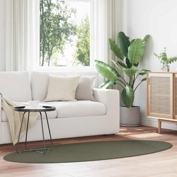 vidaXL Carpet HUARTE Forest Green 170 x 120 cm 100% Polyester