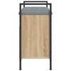vidaXL Shoe Bench Sonoma Oak 65.5x32x57.5 cm Engineered Wood