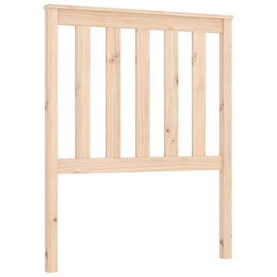 vidaXL Bed Headboard 81x6x101 cm Solid Wood Pine