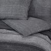 vidaXL Duvet Cover Set Dark Grey 200x200 cm Cotton
