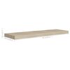 vidaXL Floating Wall Shelves 2 pcs Oak 90x23.5x3.8 cm MDF