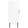 vidaXL Sideboard High Gloss White 69.5x34x90 cm Engineered Wood