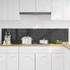 vidaXL Kitchen Backsplash 2 pcs Dark Grey 90 x 40 cm Tempered Glass
