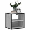 vidaXL Wall-mounted Bedside Cabinet Grey Sonoma 40x31x39.5 cm