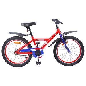 vidaXL Kids Bike 18'' for 5-7 Years Old Red