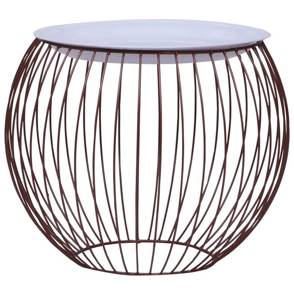 vidaXL Coffee Table Gold Ø 51 cm