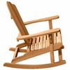 vidaXL Garden Adirondack Rocking Chairs 2 pcs Brown 77 x 100 x 98 cm