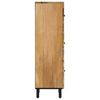 vidaXL Highboard 40x33x110 cm Solid Wood Mango