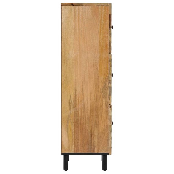 vidaXL Highboard 40x33x110 cm Solid Wood Mango