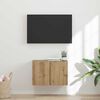 vidaXL TV Wall Cabinet Artisan Oak 59.5 x 31 x 40 cm Engineered Wood