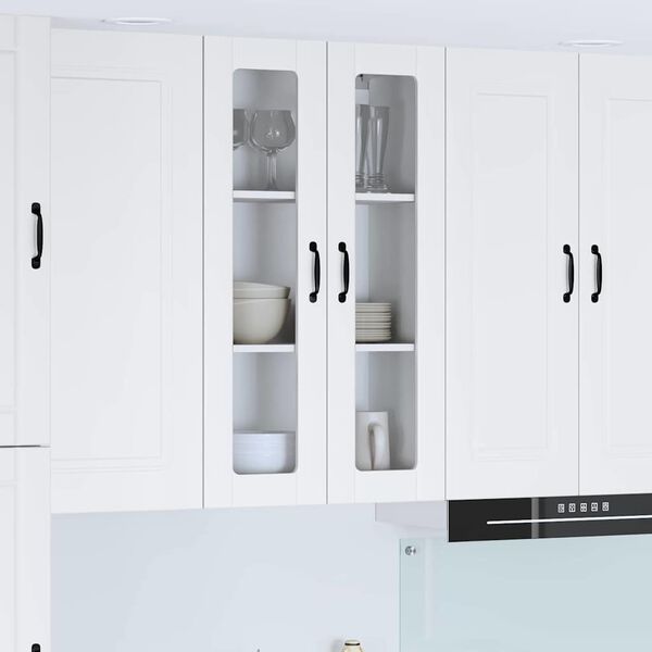 vidaXL Kitchen Wall Cabinet White 60 x 31 x 100 cm Engineered Wood