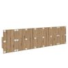 vidaXL Headboard with Cabinet 3 pcs Artisan Oak Engineered Wood